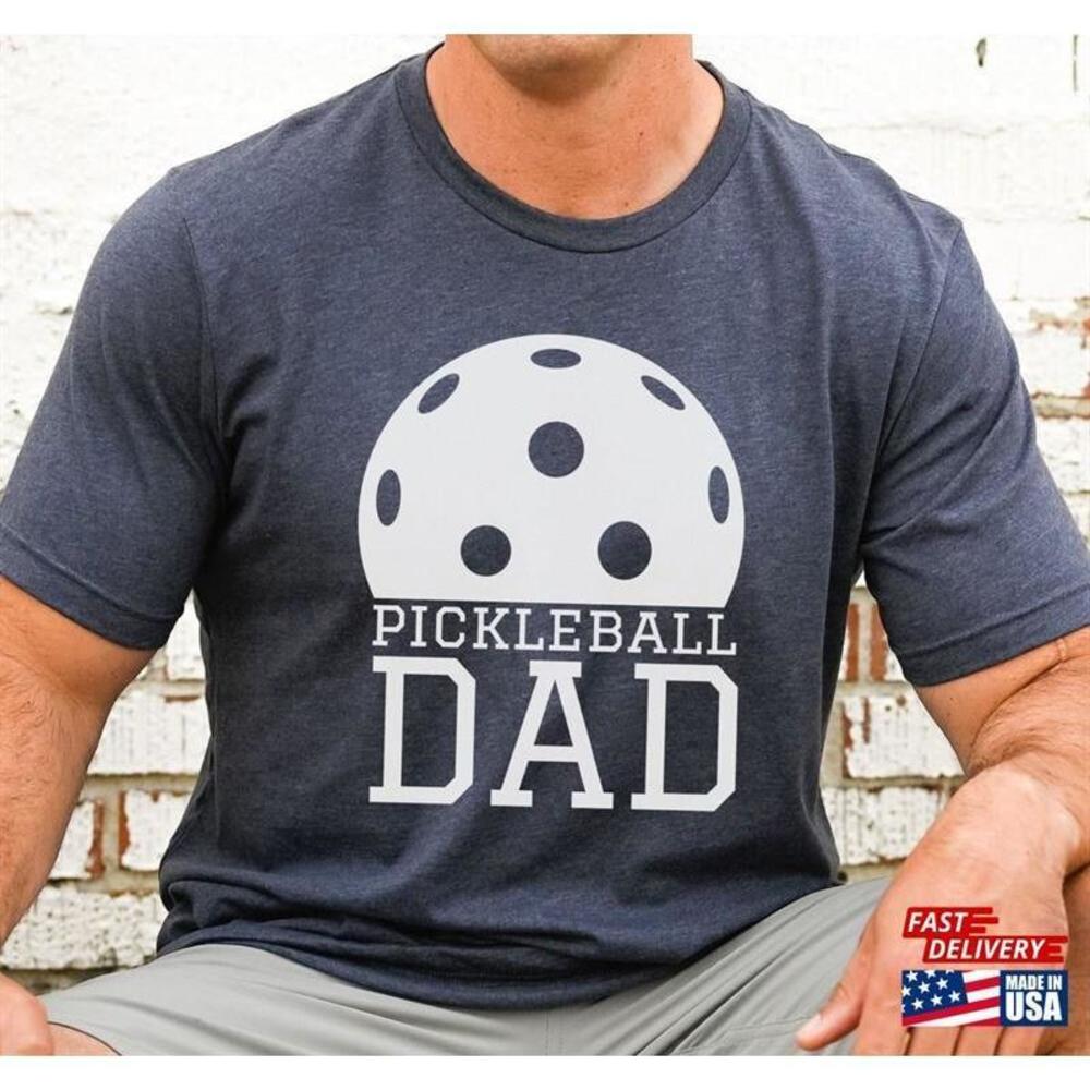 Pickleball Dad Navy Blue T-Shirt